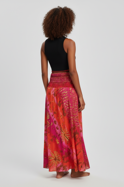 Jupe Longue Tie And Dye