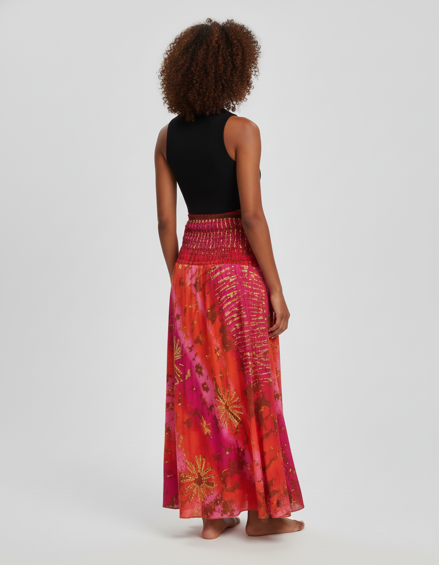 Jupe Longue Tie And Dye