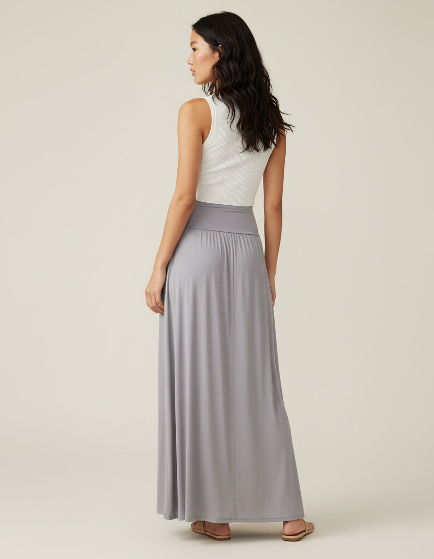 Jupe Longue Fendue Moulante