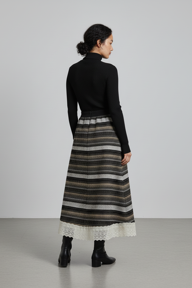 Jupe Longue Flanelle