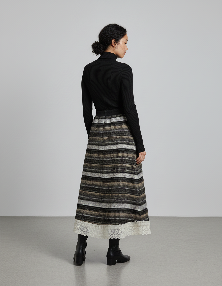 Jupe Longue Flanelle