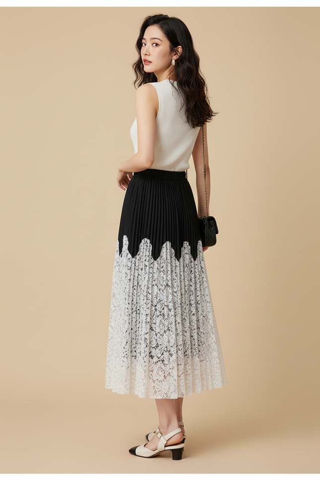 Jupe Longue Plissée Boheme