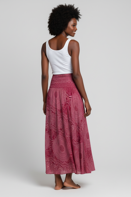 Jupe Longue Fluide Coton