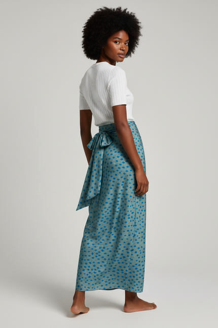 Jupe Longue Portefeuille Fendue