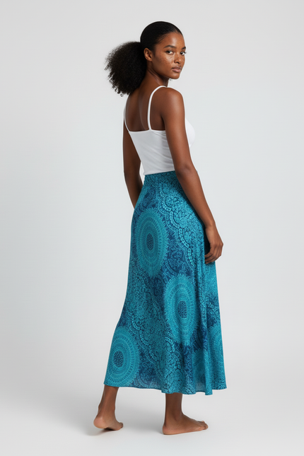 Jupe Longue Turquoise