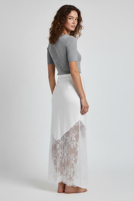 Jupe Longue Blanche Trapeze