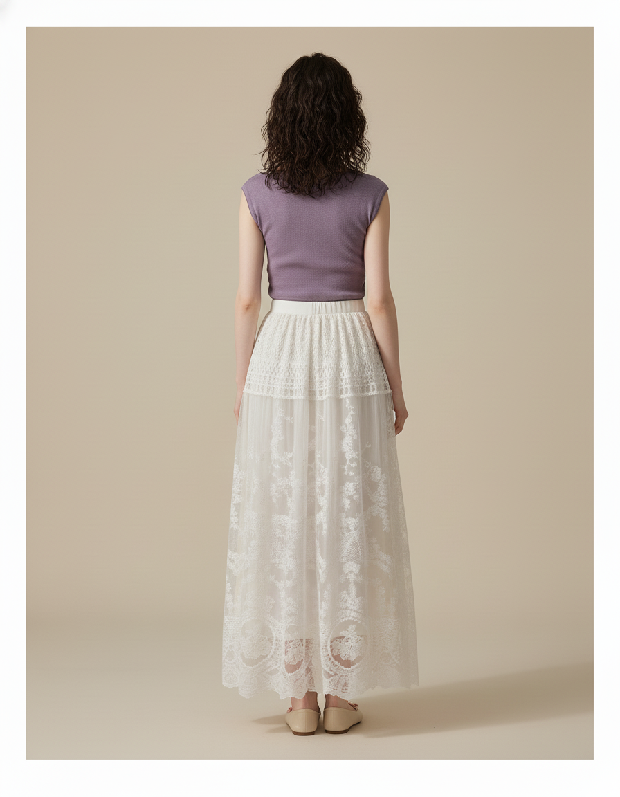 Jupe Longue Boheme Chic Mariage