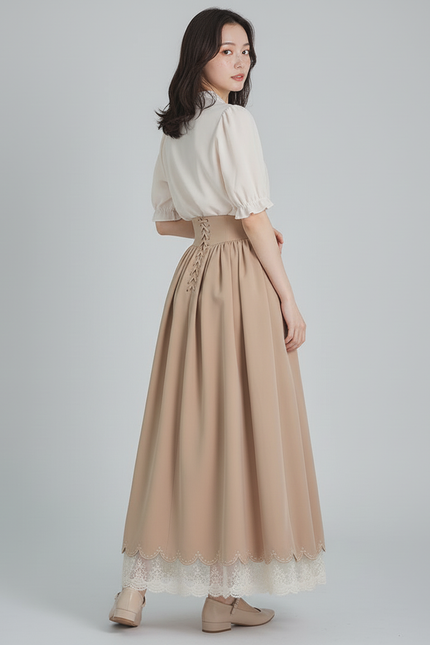 Jupe Longue Paper Bag