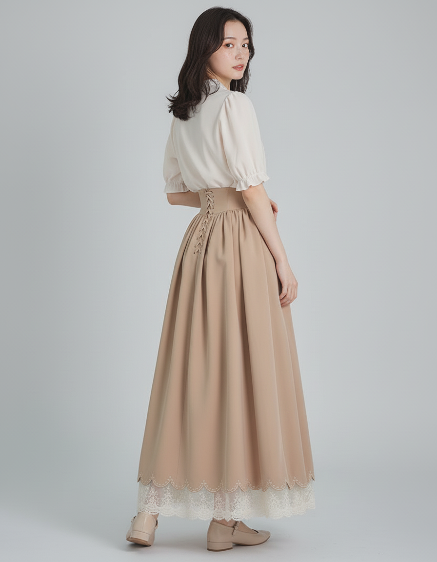 Jupe Longue Paper Bag