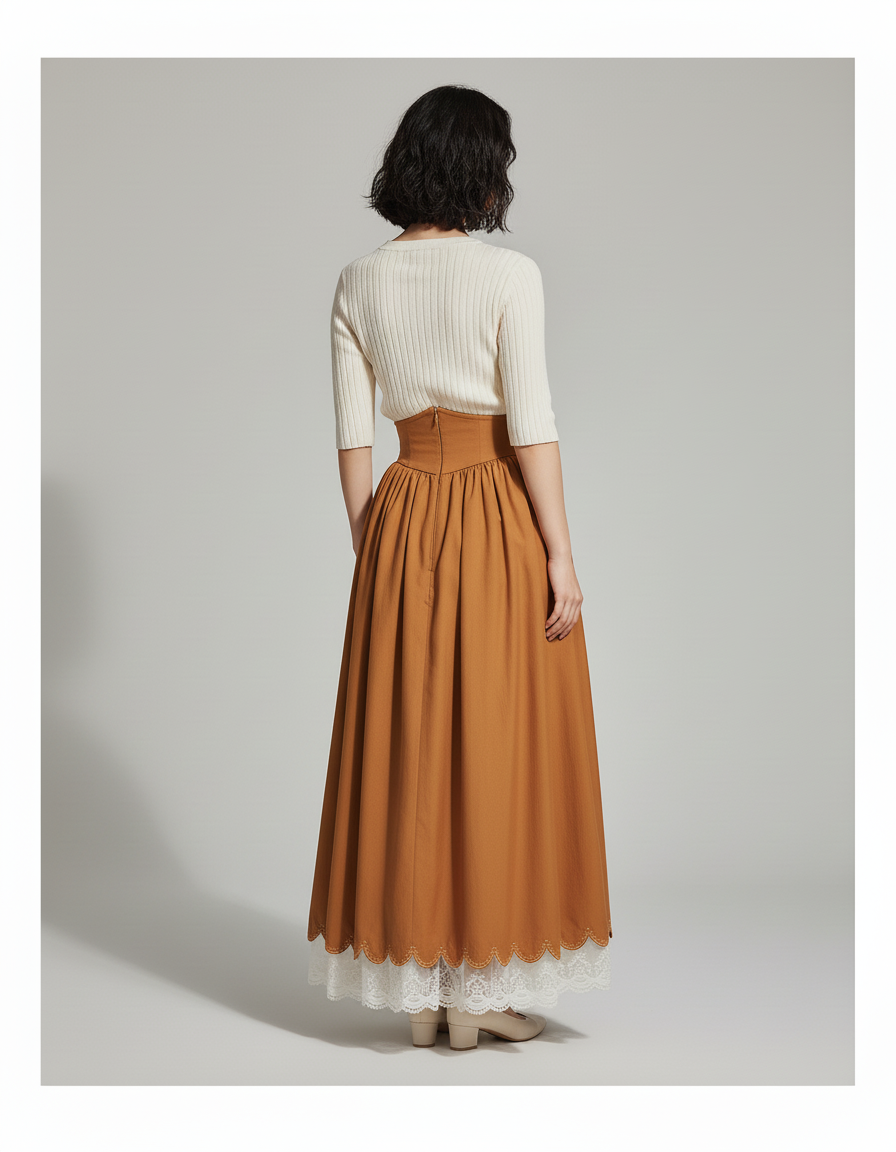 Jupe Longue Style Country