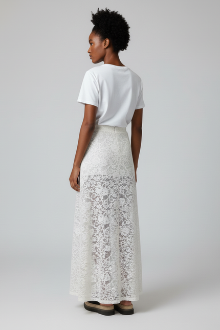 Jupe Longue Blanche Fille