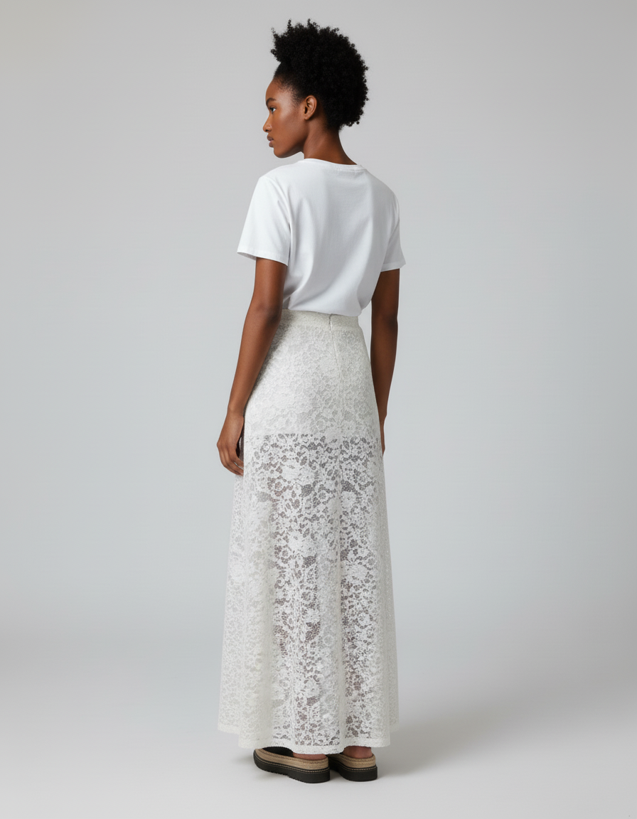 Jupe Longue Blanche Fille