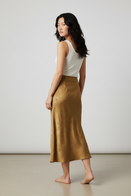 Jupe Longue Doré