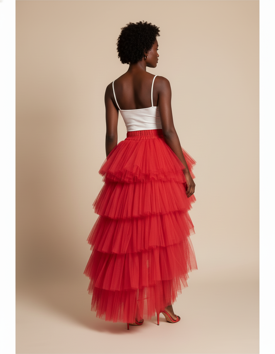 Jupe Courte Devant Longue Derrière