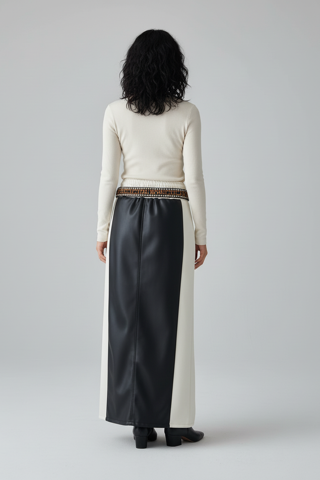 Jupe Longue Bicolore