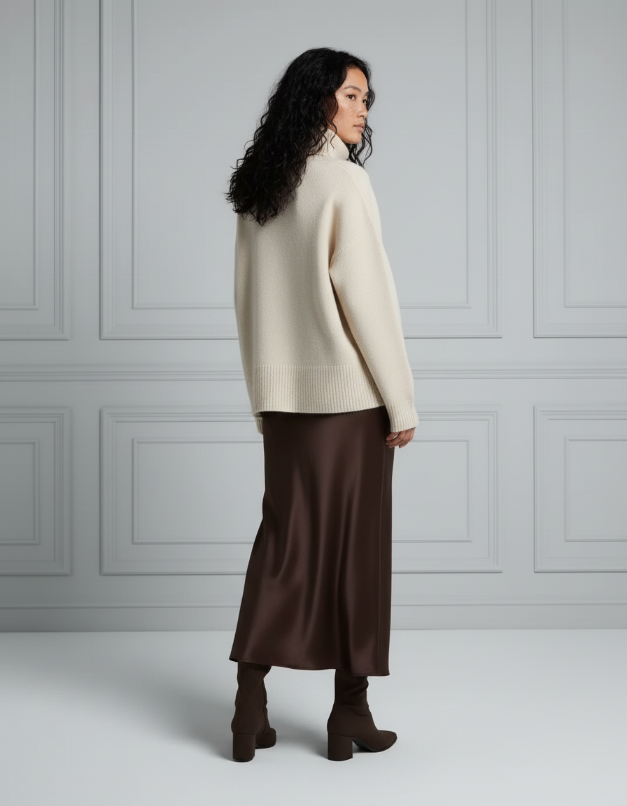 Jupe Longue Chocolat