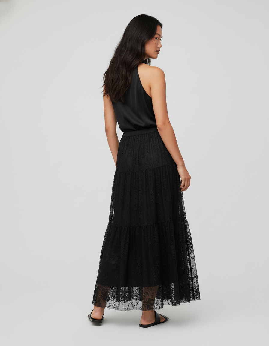 Jupe Longue Noire Gitane