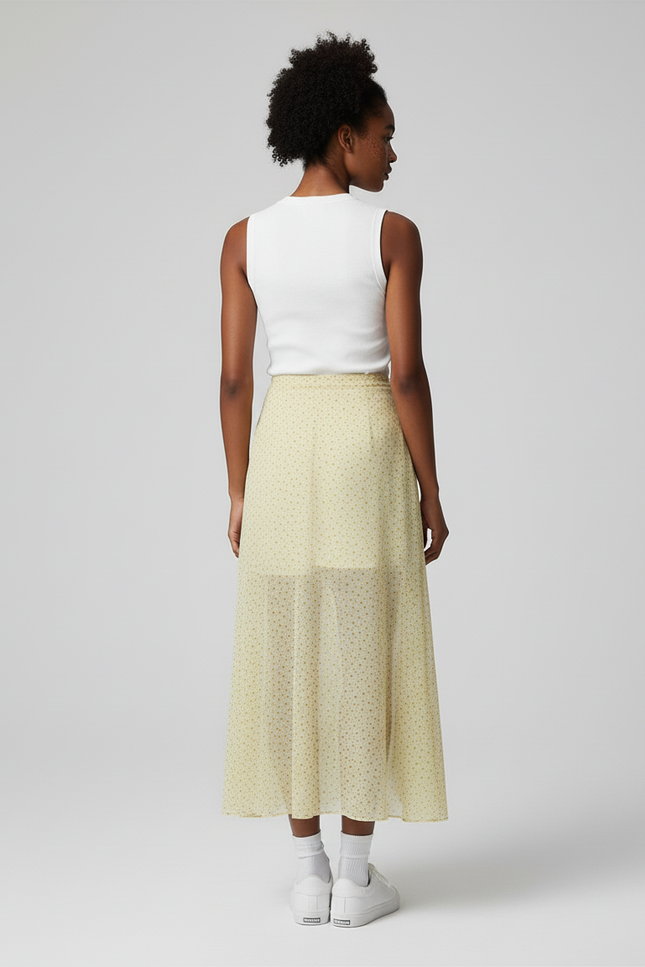 Jupe Longue Echancrée