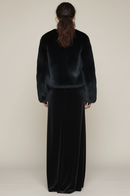 Jupe Longue Noire Avec Poches