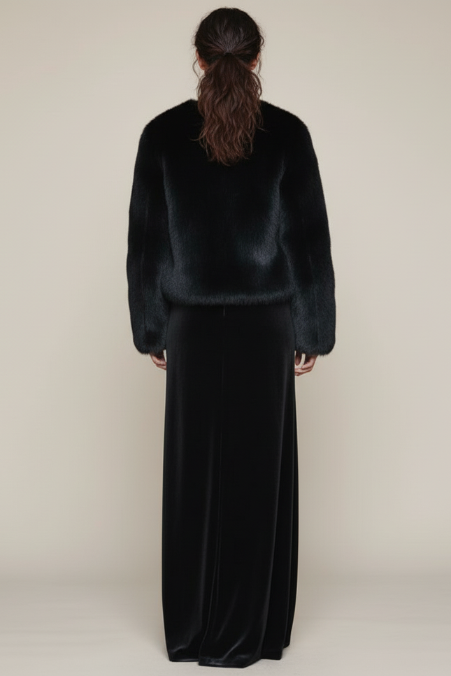 Jupe Longue Noire Avec Poches