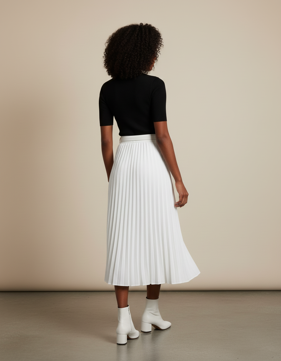 Jupe Boutonnée Longue