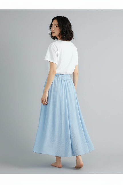 Jupe Longue Coton Lin