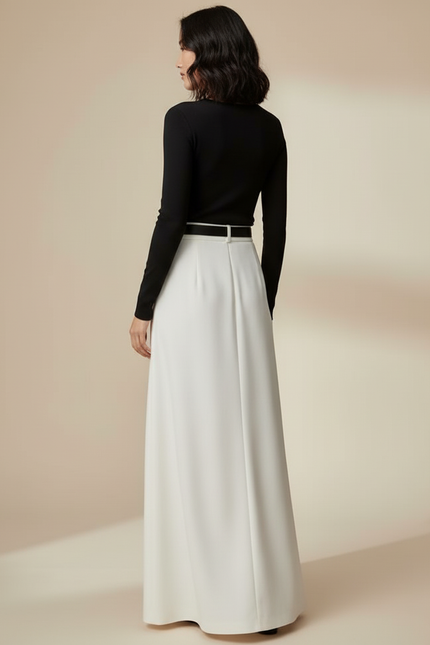 Jupe De Tailleur Longue