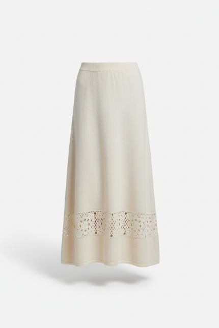 Jupe Longue Macramé