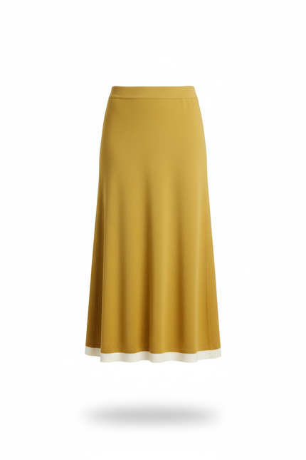 Jupe Longue Jaune Pale