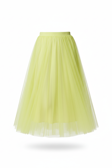 Jupe Longue Jaune Fluo