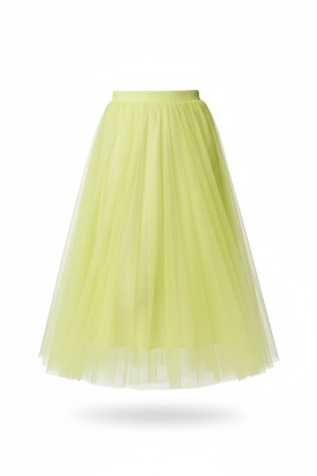 Jupe Longue Jaune Fluo