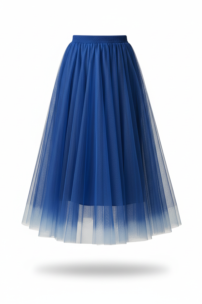 Jupe Longue Plissée Tie And Dye