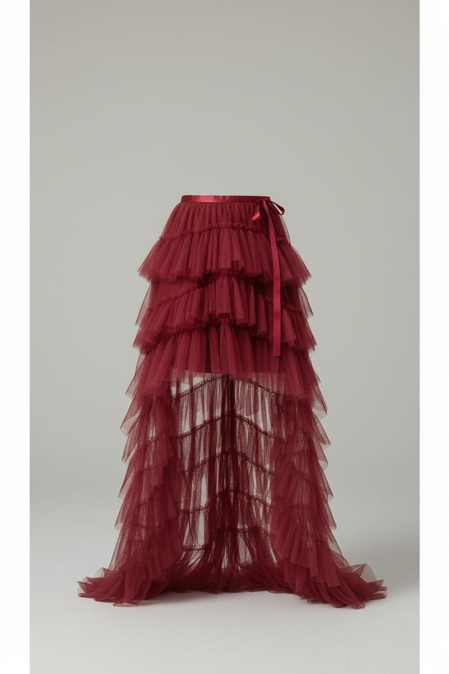 Jupe Longue Rouge Fille