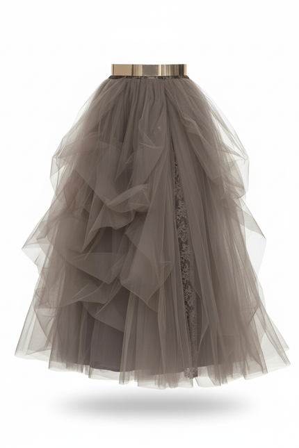 Jupe Longue Ceinture Doré