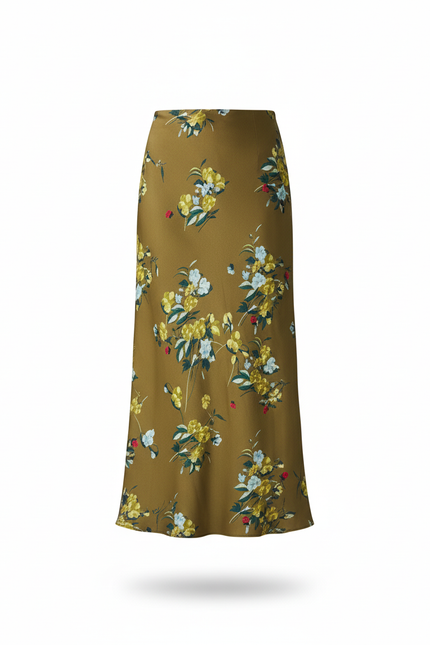 Jupe Longue Grosses Fleurs