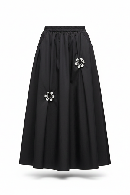 Jupe Noire Longue Grande Taille