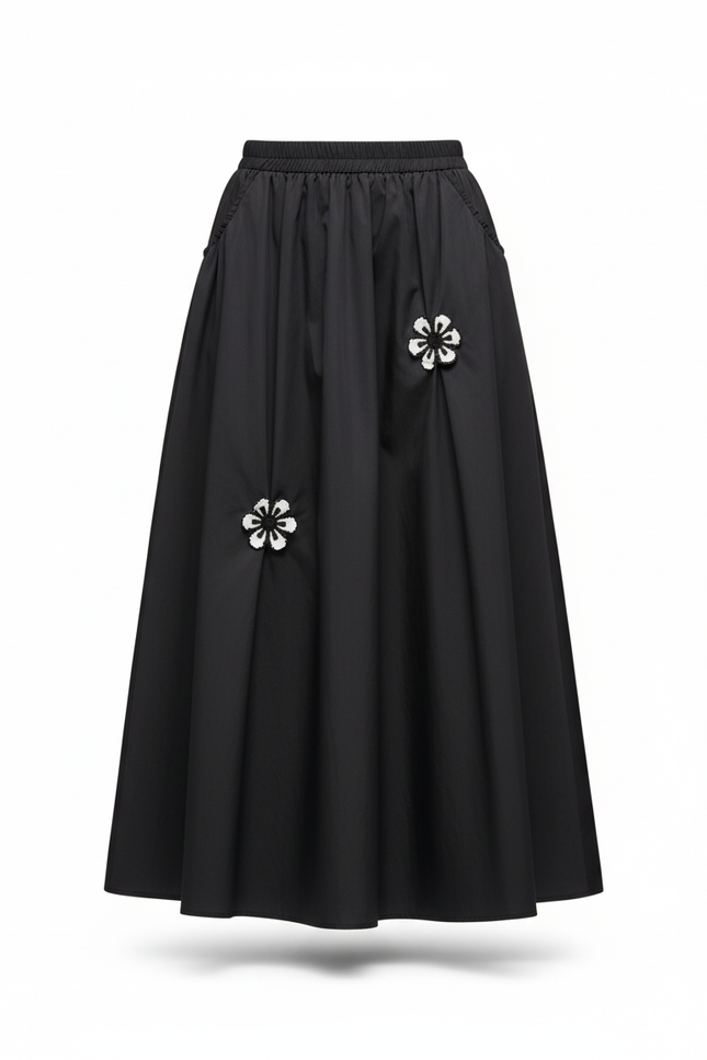 Jupe Noire Longue Grande Taille