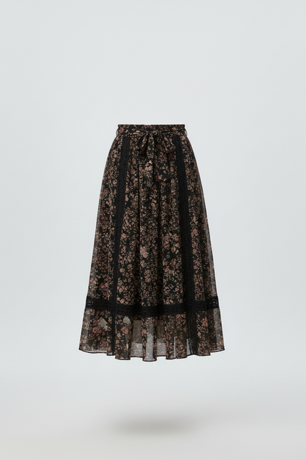 Jupe Mi-Longue Grande Taille