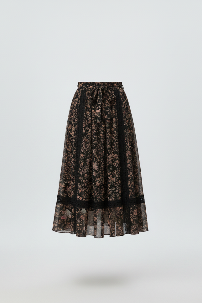 Jupe Mi-Longue Grande Taille