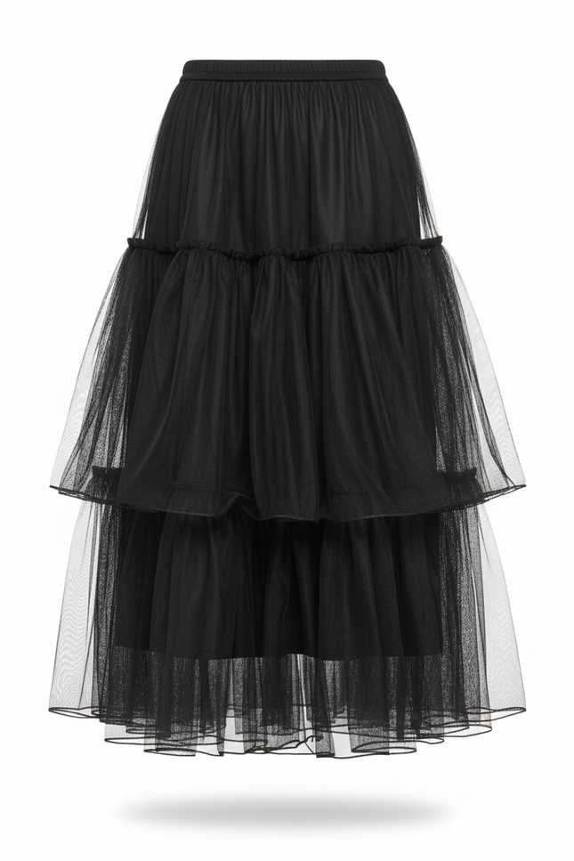 Jupe Imprimée Mi-Longue