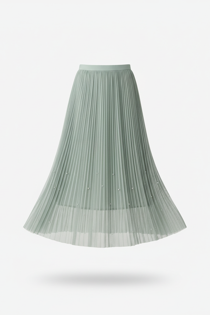 Jupe Longue Plissée Ado