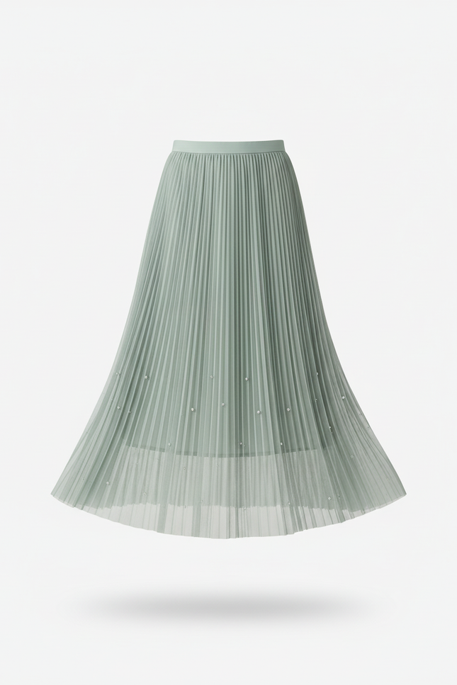 Jupe Longue Plissée Ado