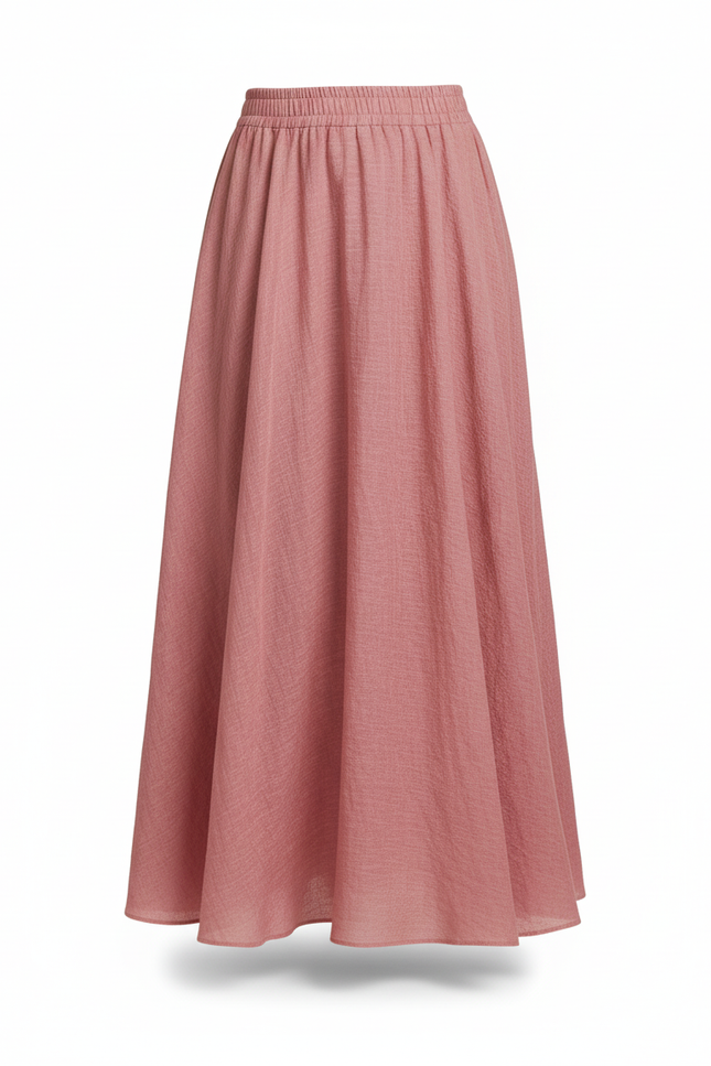 Jupe Longue Vieux Rose