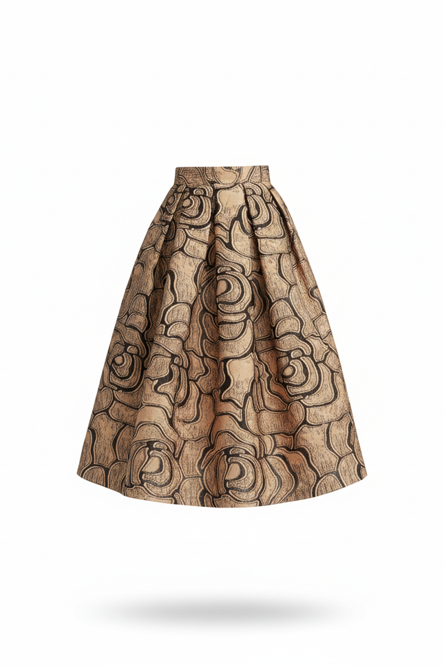 Jupe Patineuse Mi-Longue