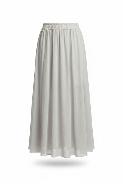 Jupe Longue Couleur Unie