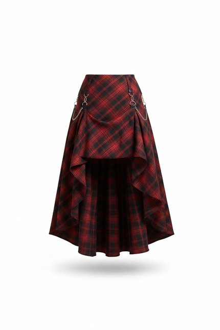 Jupe Tartan Mi-Longue