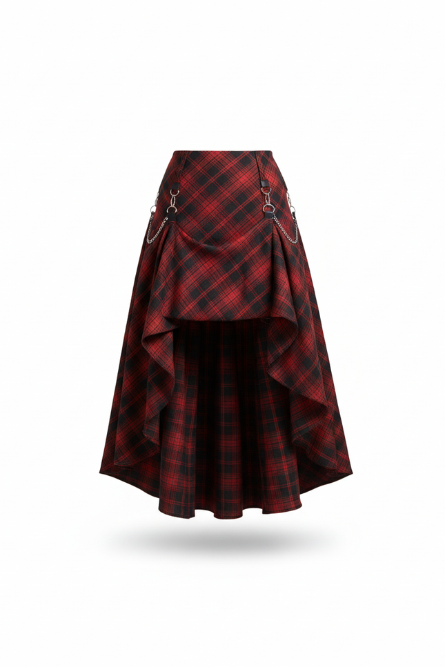Jupe Tartan Mi-Longue