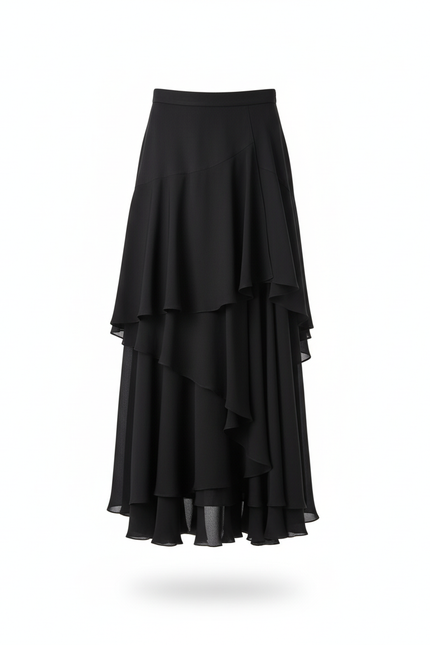 Jupe Longue Satin Sirène Élégante