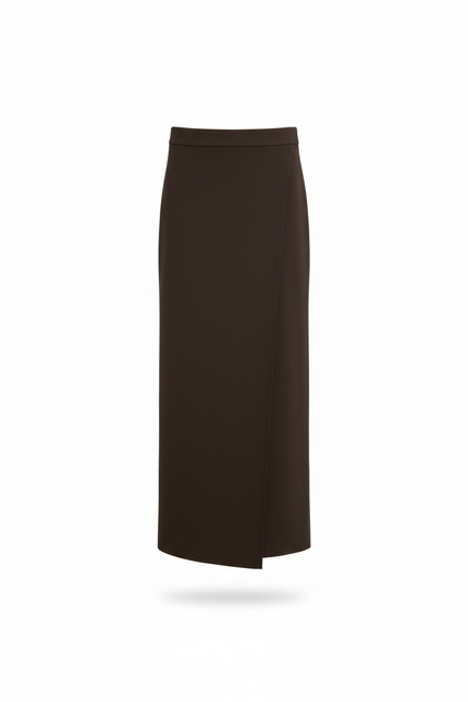 Jupe Portefeuille Longue Droite