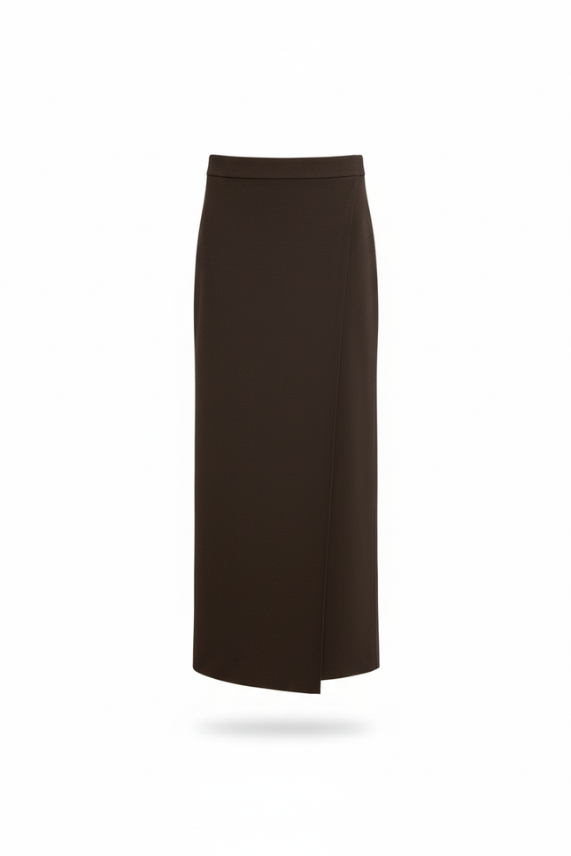 Jupe Portefeuille Longue Droite